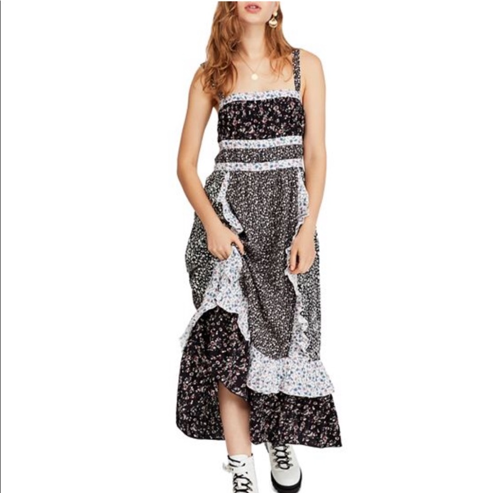 BNWT Free People Yesica Mixed Floral Maxi Size 4
